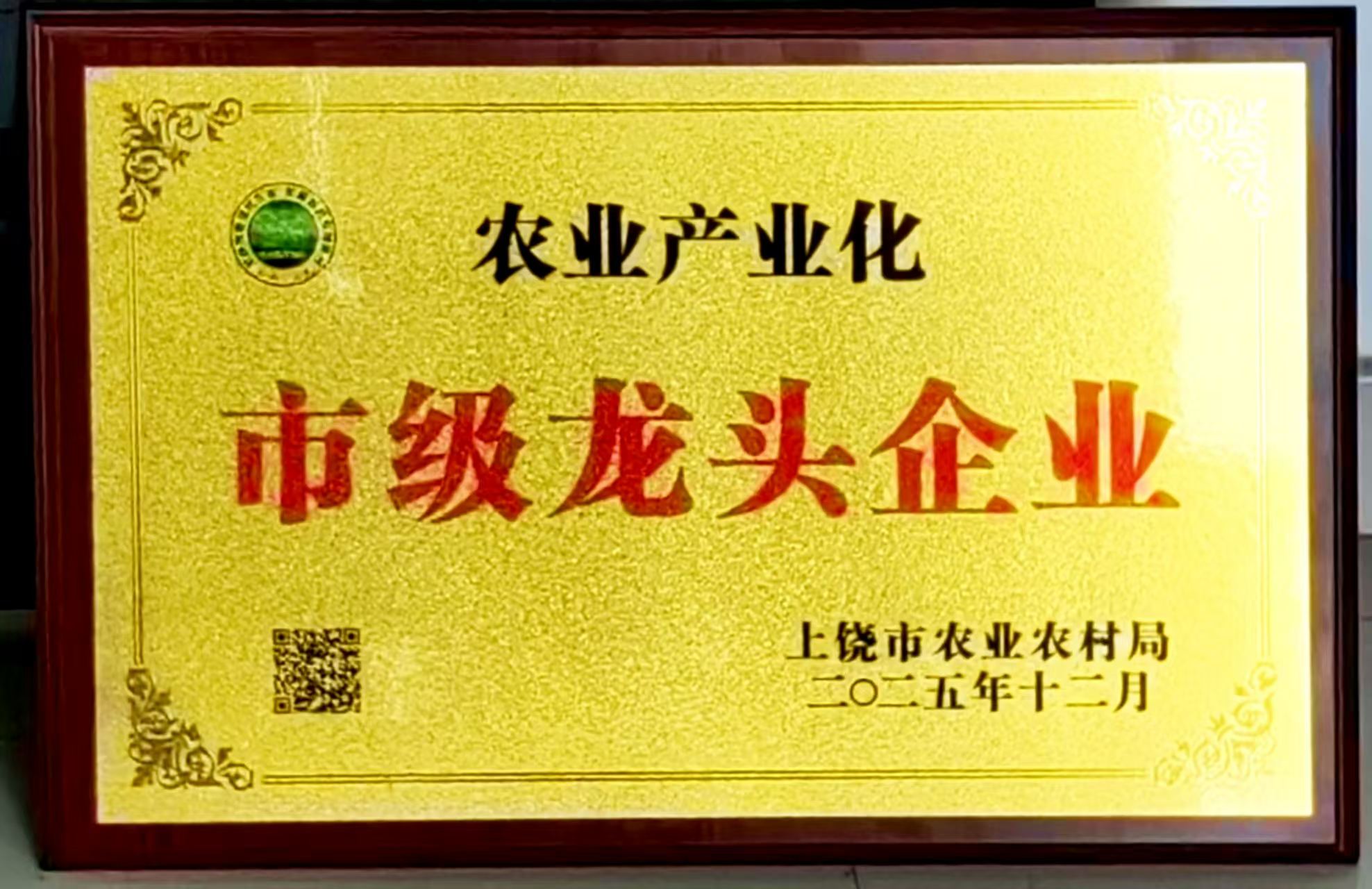 农业产业化市级龙头企业